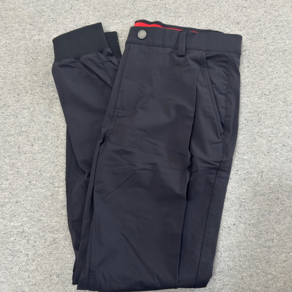 Men's Redvanly Black Jogger Stretch Pants